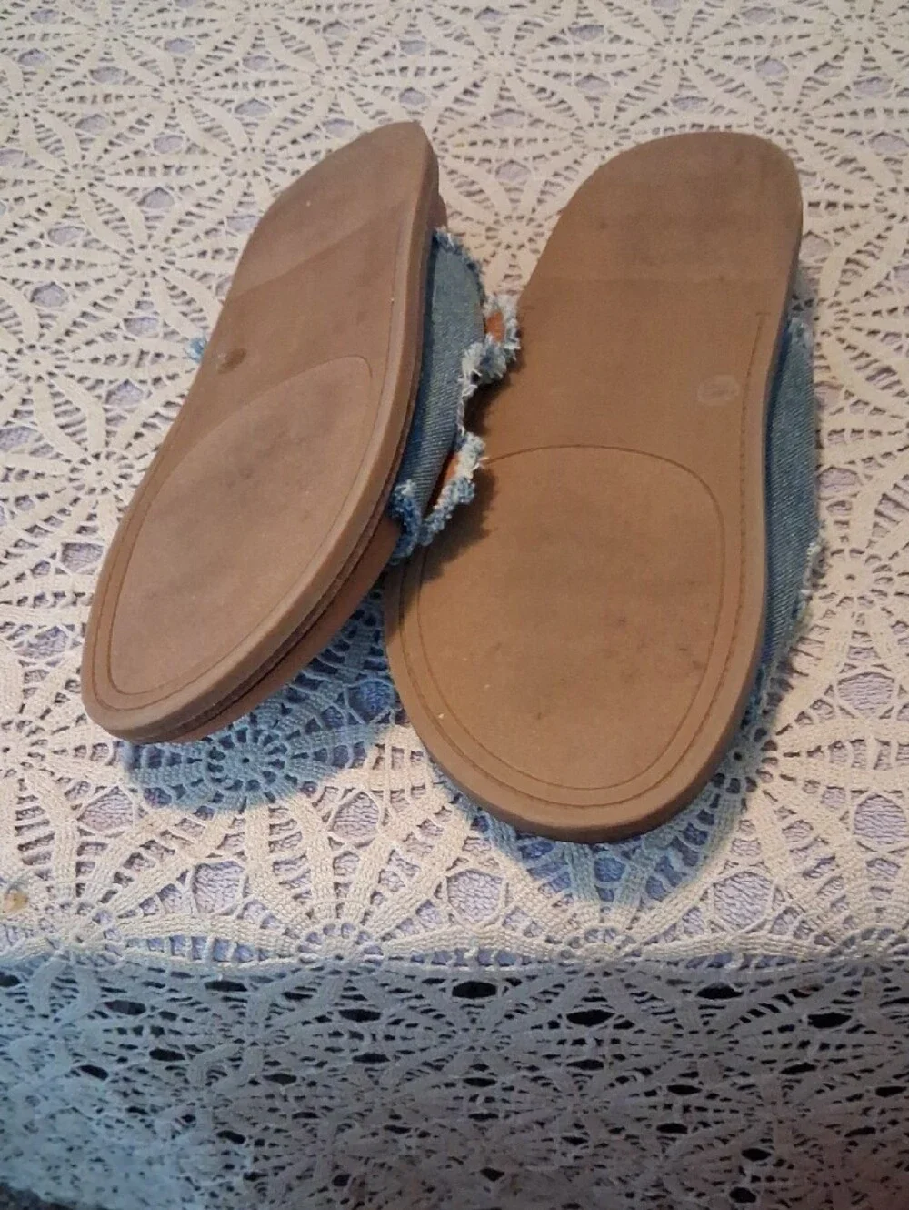 Lucky Brand Kids Frayed Denim Double-Buckle Slide Sandals - Blue